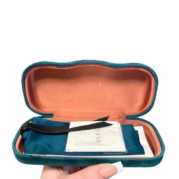 NWT GUCCI 53MM Embellished Cat Eye Sunglasses Havana Brown Faux Pearl Summer - Picture 5 of 12